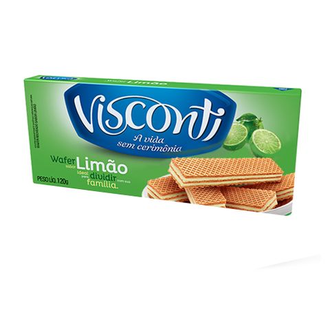 Wafer Limão 120g - Visconti