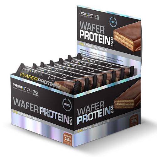 Wafer Protein Mini 600g (50g - Unidade) - Probiótica
