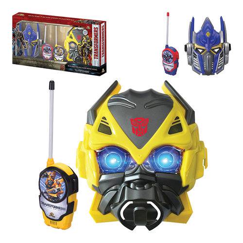 Walkie Talkie Brinquedo com Mascaras do Transformers