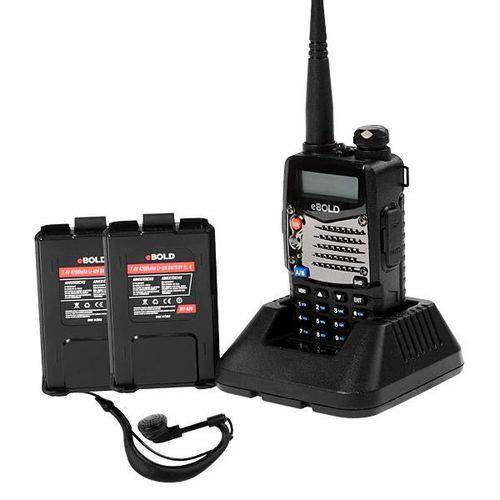 Walkie-Talkie EBold WT-520 Banda Dupla VHF 136-174MHz / UHF