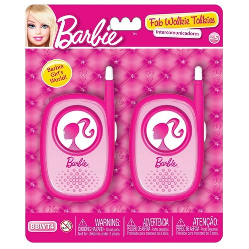 Walkie Talkies Intantil Barbie Fabuloso Bbwt4 - Intek