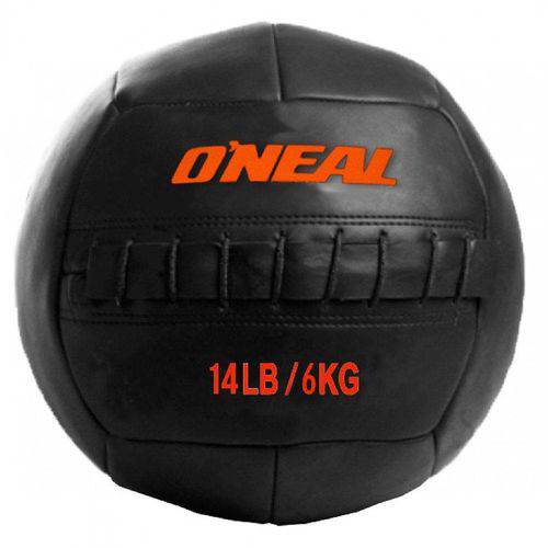 Wall Ball Bola de Couro Oneal para Crossfit e Treinamento Funcional 6 Kg