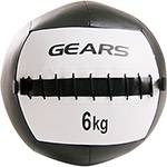 Wall Ball Preto e Branco 6 Kg - Gears