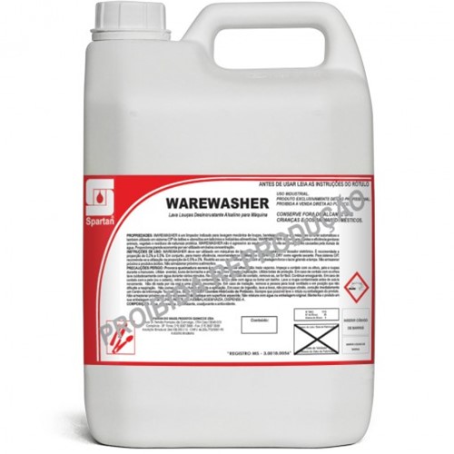 Warewasher Detergente para Máquinas de Lavar Louças Spartan