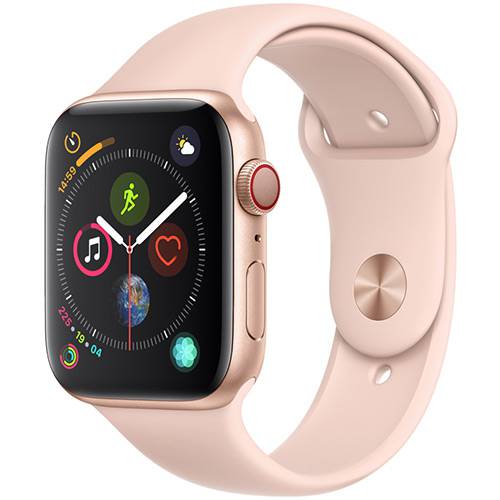 Watch Series 4 Gps + Cellular 44mm Gold Aluminium Case With Pink Sand Sport Band