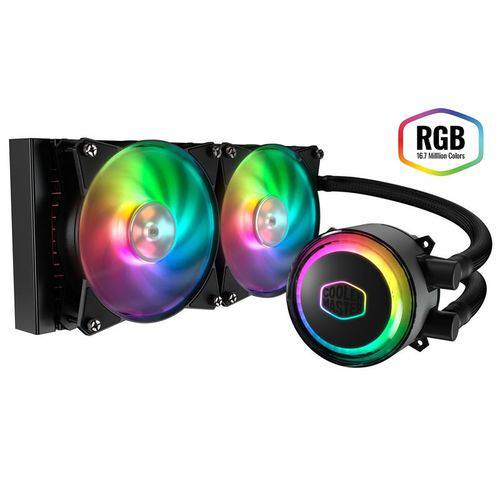 WATER COOLER MASTER LIQUID 240mm RGB - COOLER MASTER - MLX-S24M-A20PC-R1