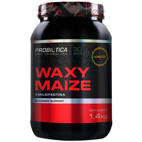 Waxy Maize Sem Sabor 1,4kg: Isento de Açucar e Glúten, Carboidratos de Rápida Digestão e Absorção -