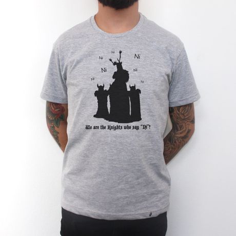 We Are The Knights Who Say Ni - Camiseta Clássica Masculina