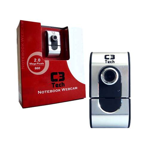 Webcam 660 (Resolução Até 4 MPs Interpolados) com 10x de Zoom Digital - C3 Tech
