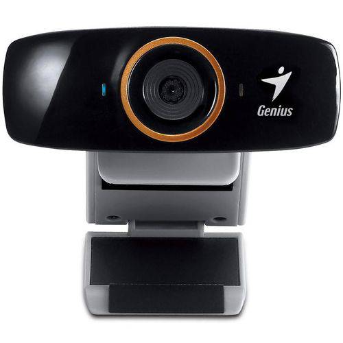 Webcam Genius 32200010102 Facecam 1020, 720p HD Preto - USB, com Microfone
