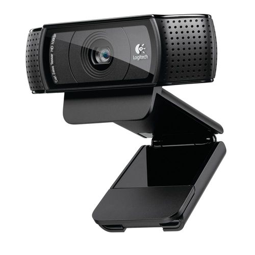 Webcam Logitech C920 HD 1080p | HD Pro Webcam | Full HD, Microfone Estéreo, Lentes Carl Zeiss | Tripé Especial | USB 1310