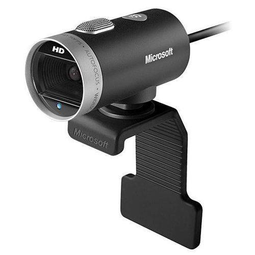 Webcam Microsoft Life Cam 6ch-00001 720p HD com Microfone - Preto