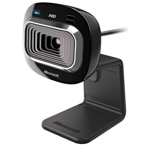 Webcam Microsoft Lifecam HD-3000 720p HD Preto - USB, com Microfone