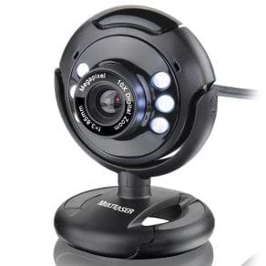 Webcam Multilaser Night Vision 16 MP WC045 Preta