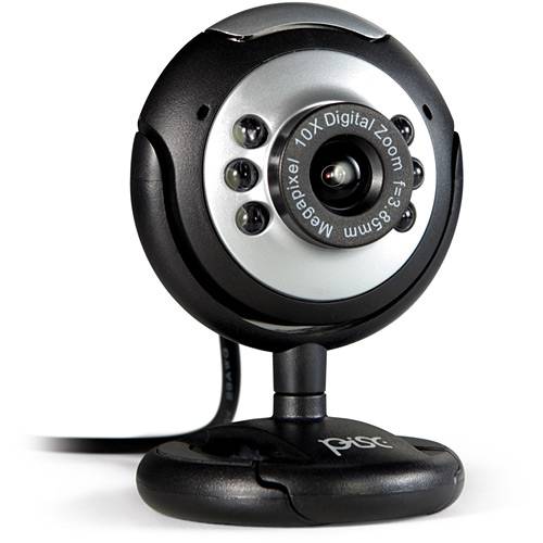 Webcam Pisc 1,3mp Redonda - Pisc - Comex Com.Importação e Exportação Ltda