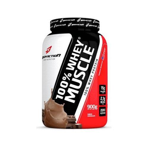 Whey 100% Muscle 900gr - Body Action-Chocolate