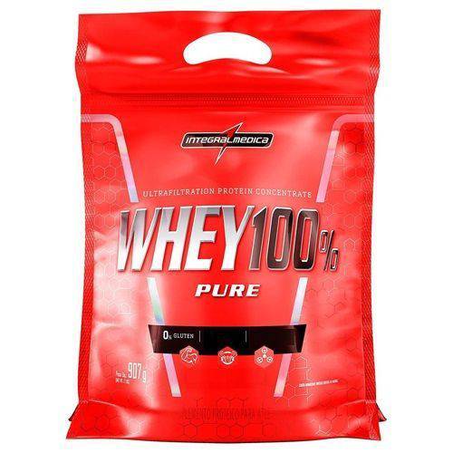 Whey 100% Pure - 907g Refil Baunilha - IntegralMédica