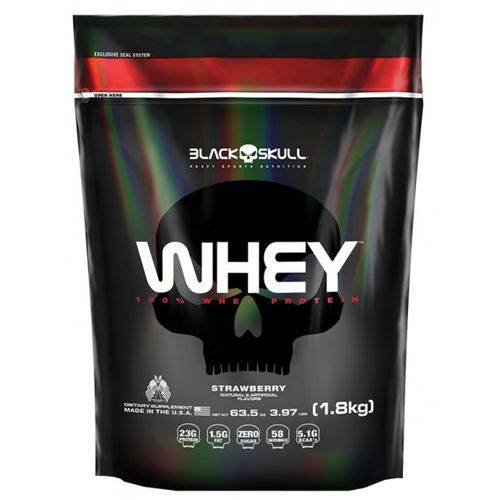 Whey 100% - Refil 1,8kg - BLACK SKULL