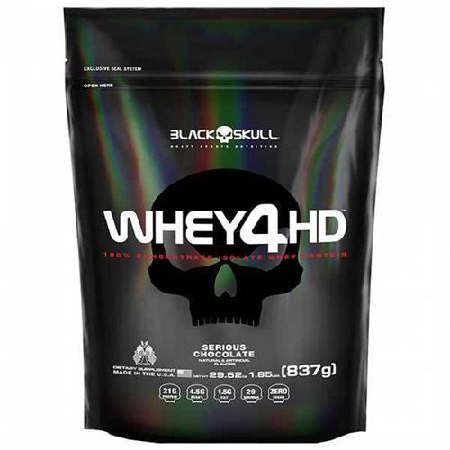 Whey 4HD Refil – 837g - Black Skull