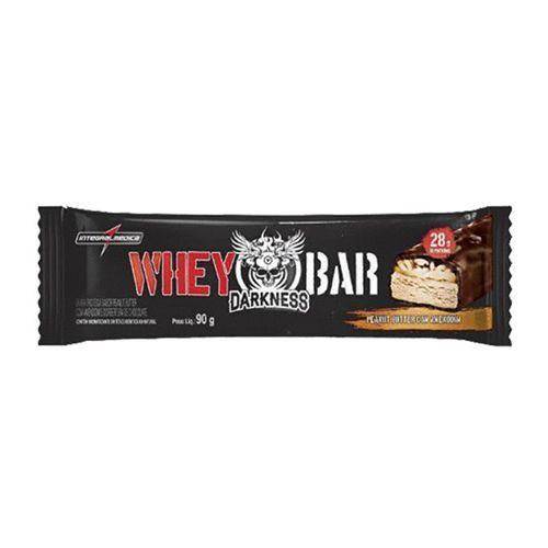 Whey Bar Darkness - 1 Unidade 90g Peanut Butter com Amendoim - Integralmédica
