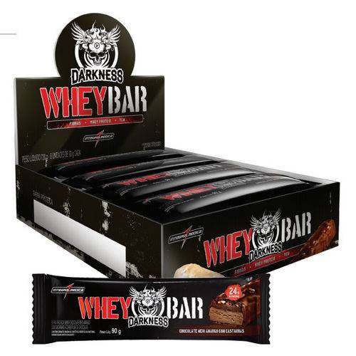 Whey Bar Darkness Integralmédica (caixa com 8) - Doce de Leite com Chocolate