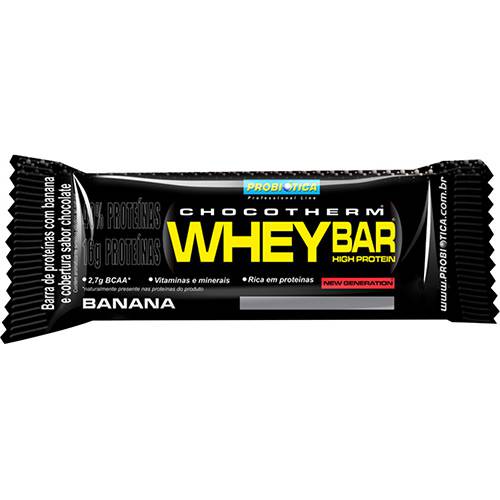 Whey Bar Low Carb Banana 40g 1 Unidade - Probiótica