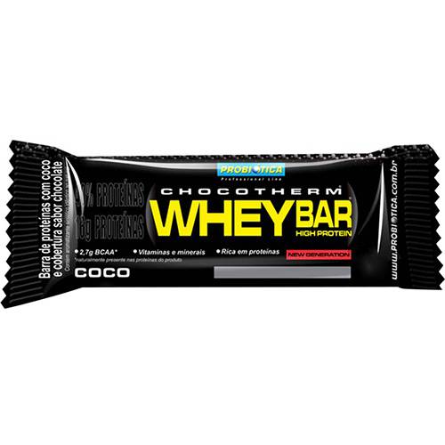 Whey Bar - Low Carb Coco 40g 1 Unidade - Probiótica