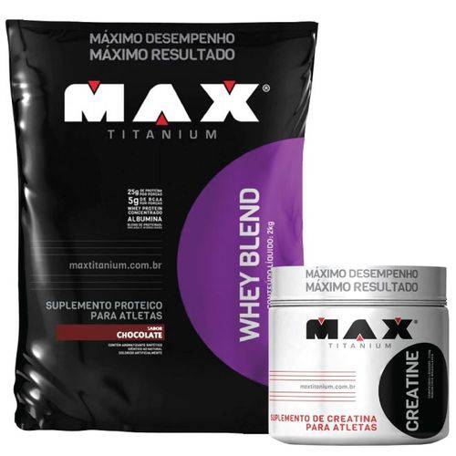 Whey Blend 2kg + Creatine 150grs Max Titanium