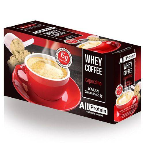 Whey Coffee Cappuccino 25 Un de 25g - 625g All Protein