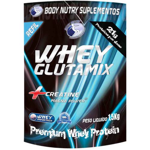 Whey Glutamix + Creatine - 1,5 Kg Refil - Body Nutry