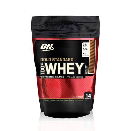Whey Gold Standard 1lb (450g) - Chocolate - Optimum Nutrition