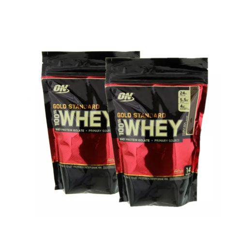 Whey Gold Standard - 454g (Baunilha) - Optimum Nutrition! 2 Unidades