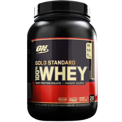 Whey Gold Standard - 900g - Sabor Brigadeiro - Optimum Nutrition