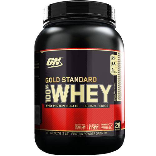 Whey Gold Standard - 900g - Sabor Chocolate Coconut - Optimum Nutrition