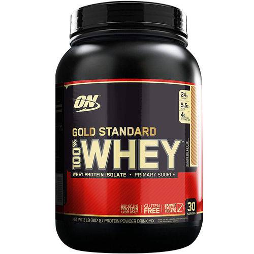 Whey Gold Standard - 900g - Sabor Doce de Leite - Optimum Nutrition