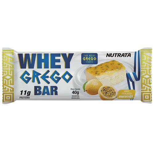 Whey Grego Bar (caixa 12 Unidades) - Nutrata