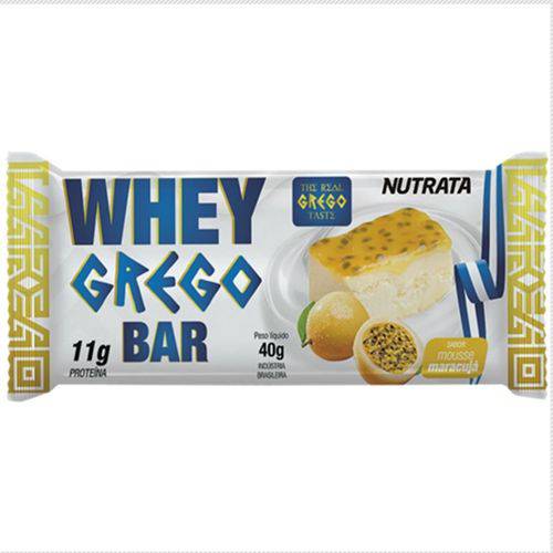 Whey Grego Bar (cx 12 Uni 40g) - Nutrata