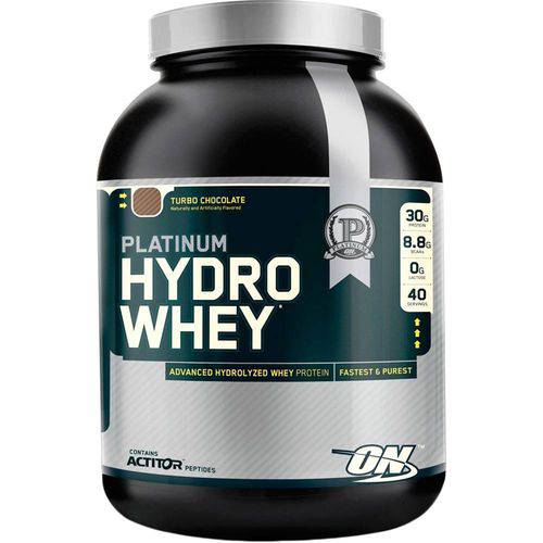 Whey Hydro Platinun 1590g Turbo Chocolate - Optimum Nutrition
