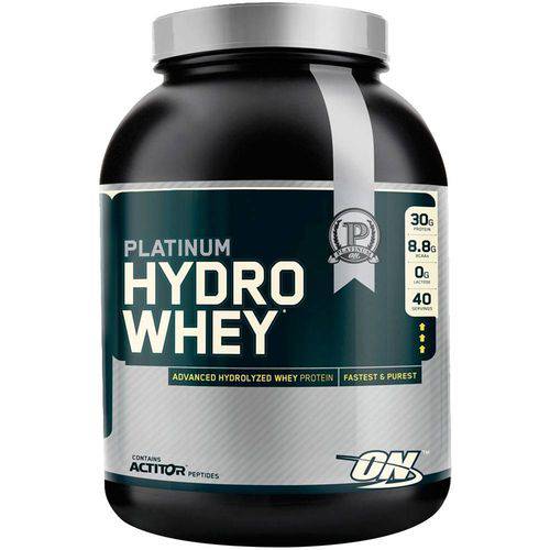 Whey Hydro Platinun - Suplemento Alimentar 1590g Morango - Optimum Nutrition