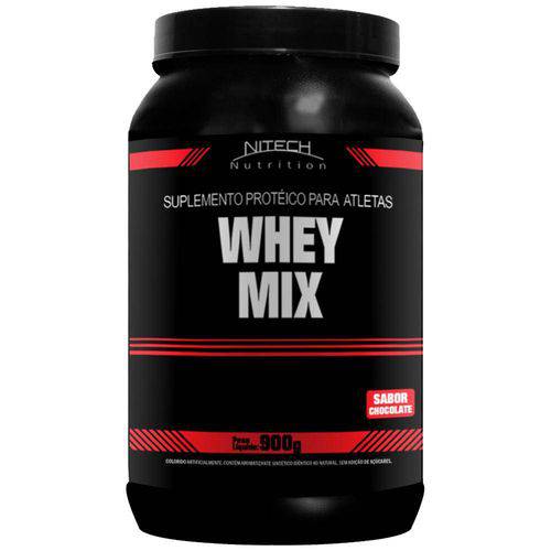 Whey Mix - 900 G - Nitech Nutrition-Morango