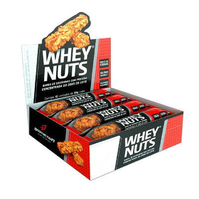 Whey Nuts 30g Caixa com 12 Unidades Body Action