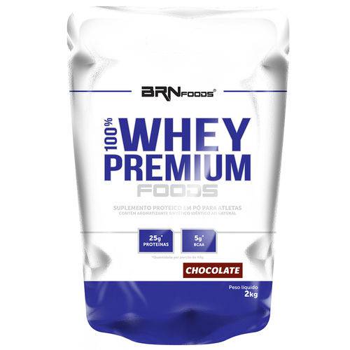 Whey Premium 2kg Chocolate - BRN Foods