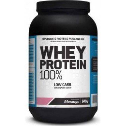Whey Protein 100% 900 G - Sabor Morango