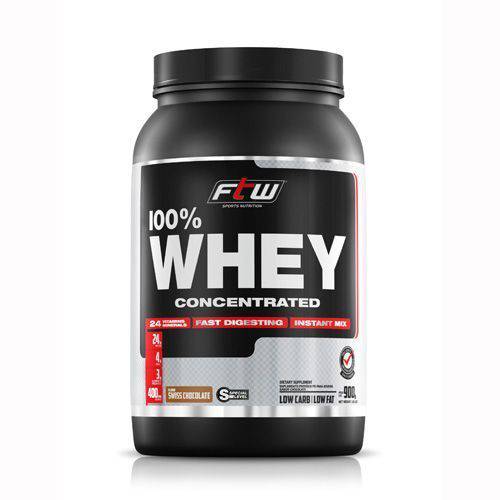 Whey Protein 100% Concentrated - Ftw 900g - Sabor Chocolate