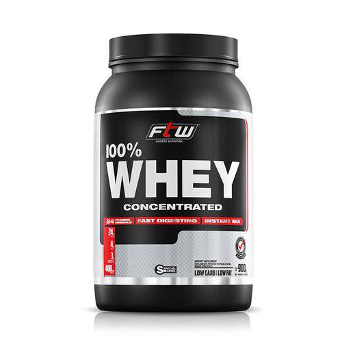 Whey Protein 100% Concentrate Ftw Sabor Chocolate - 900g