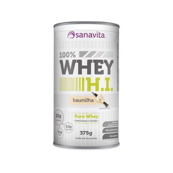 Whey Protein 100% H.I Sanavita Baunilha 375g