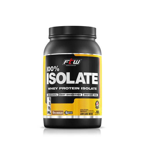 Whey Protein 100% Isolada Ftw - 900gr - Chocolate