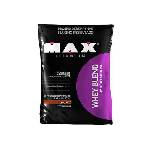 Whey Protein Blend 2kg Proteina Isolada Chocolate - Max Titanium