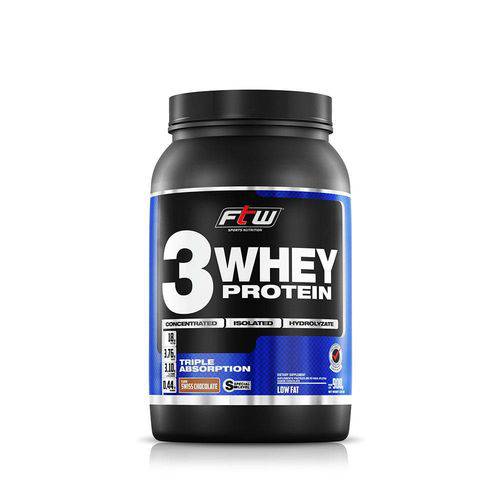Whey 3 Protein Chocolate 900g Ftw