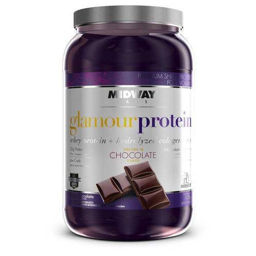 Whey Protein com Colágeno Glamour Midway 900G
